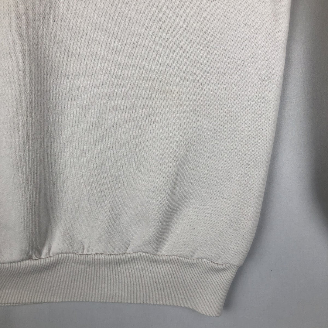 90'S Screen Stars Pepsi Advertising Teddy Bear Sweatshirt, Made in USA, Women's Size L (approx.) cotton white type Vintage Second Hand