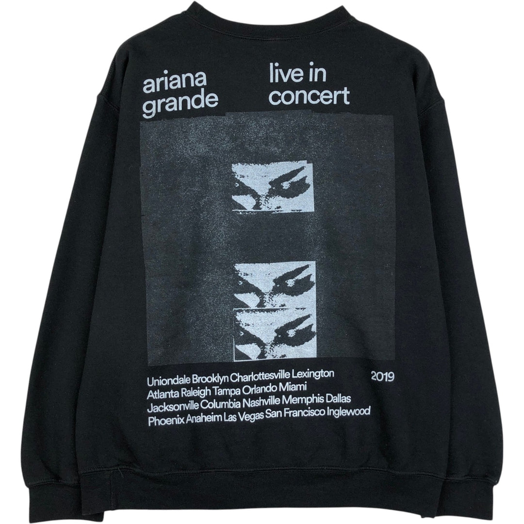 ARIANA GRANDE Band Sweatshirt (Men's Size M) cotton black type Vintage Second Hand