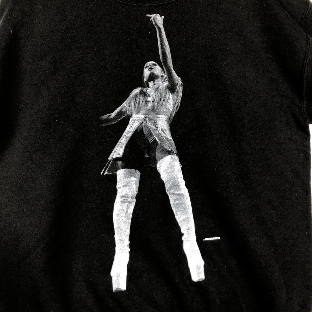 ARIANA GRANDE Band Sweatshirt (Men's Size M) cotton black type Vintage Second Hand