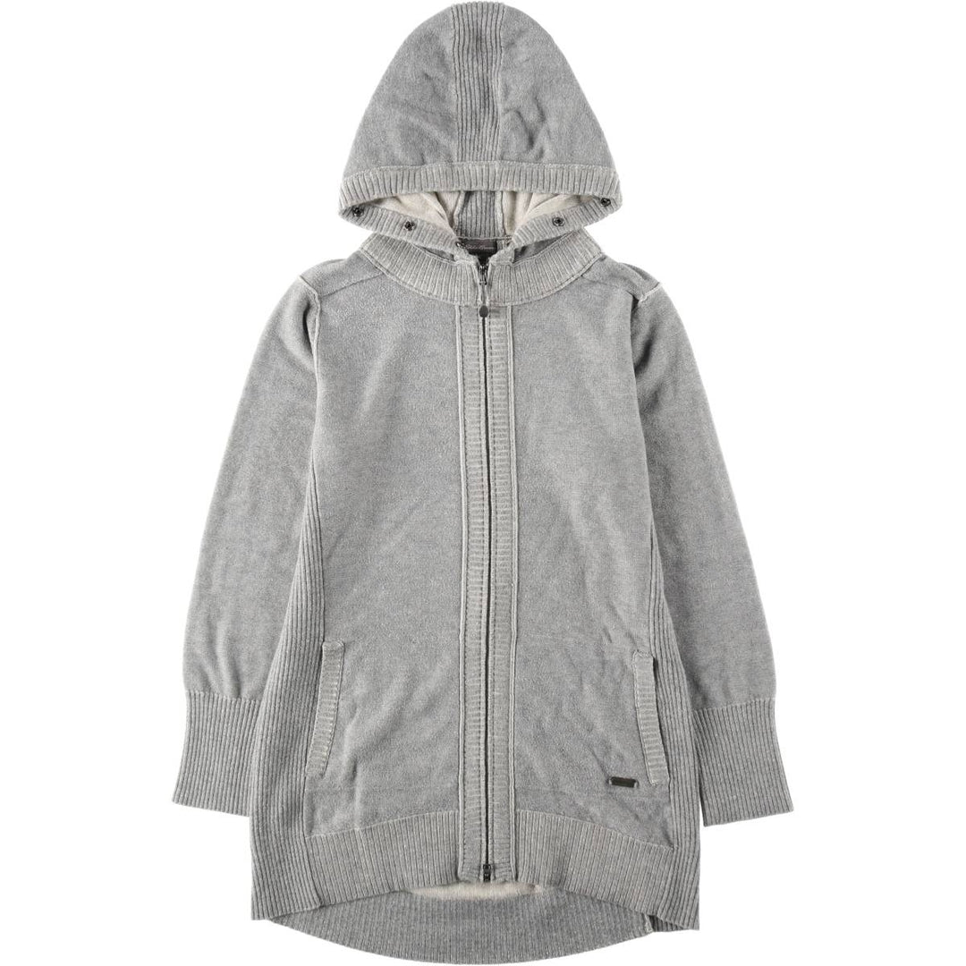 Eddie Bauer Sweat Full-Zip Hoodie, Women's Size S (approx.) cotton gray type Vintage Second Hand