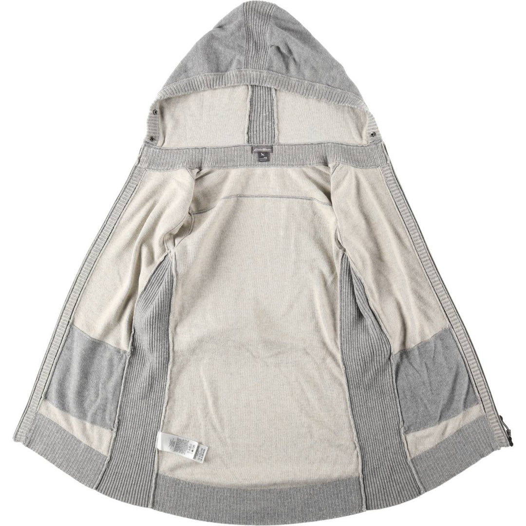 Eddie Bauer Sweat Full-Zip Hoodie, Women's Size S (approx.) cotton gray type Vintage Second Hand