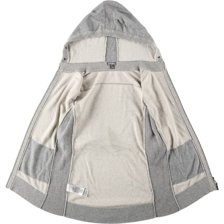 Eddie Bauer Sweat Full-Zip Hoodie, Women's Size S (approx.) cotton gray type Vintage Second Hand