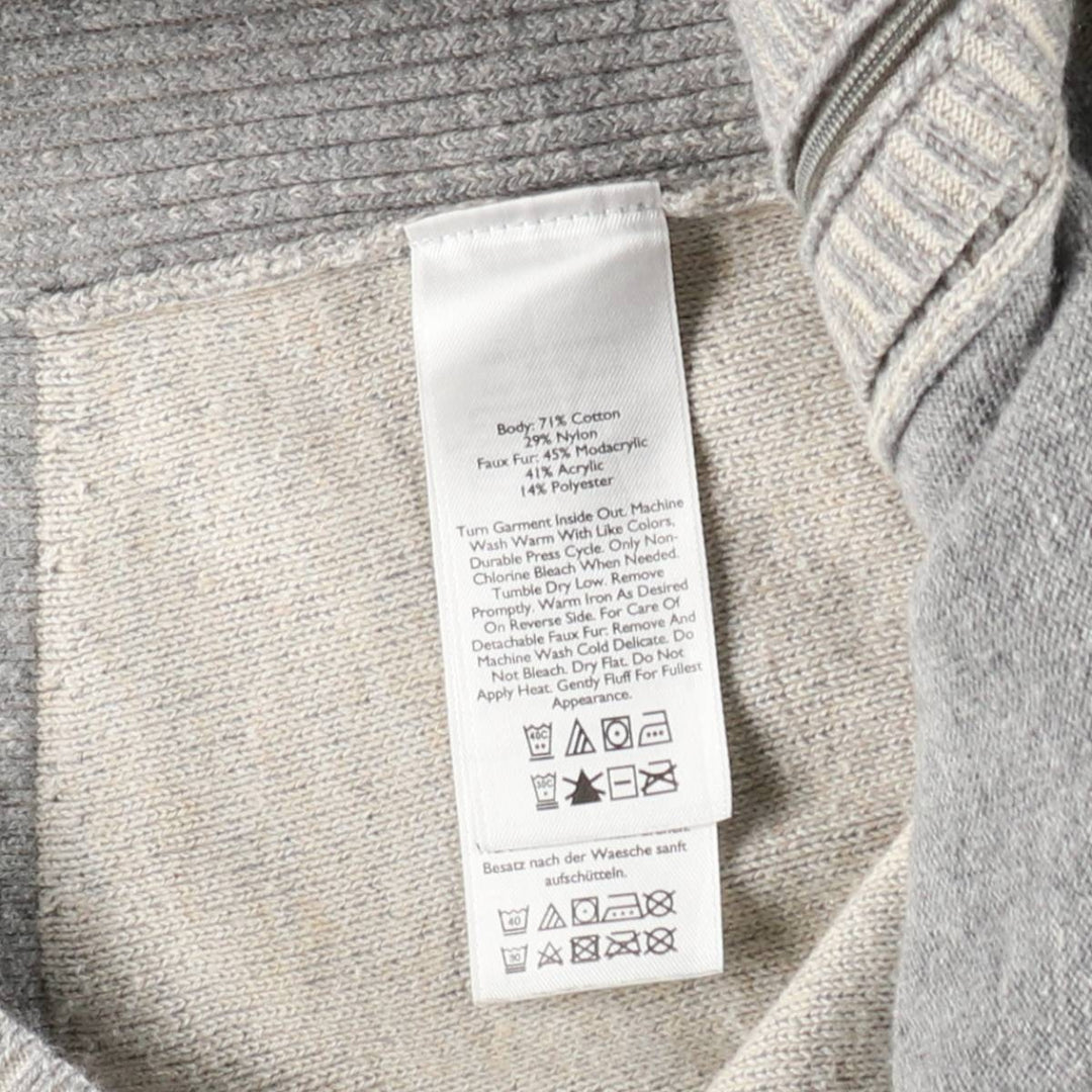 Eddie Bauer Sweat Full-Zip Hoodie, Women's Size S (approx.) cotton gray type Vintage Second Hand