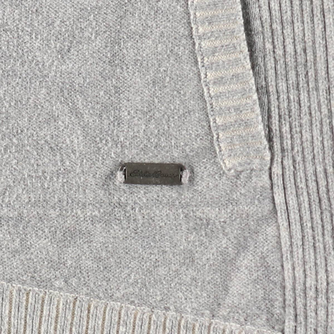 Eddie Bauer Sweat Full-Zip Hoodie, Women's Size S (approx.) cotton gray type Vintage Second Hand