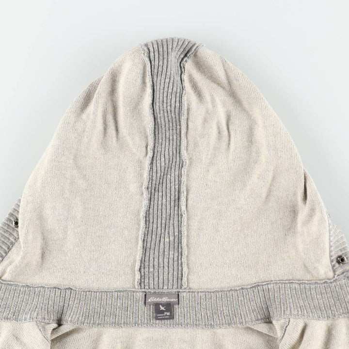 Eddie Bauer Sweat Full-Zip Hoodie, Women's Size S (approx.) cotton gray type Vintage Second Hand