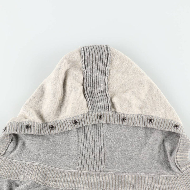 Eddie Bauer Sweat Full-Zip Hoodie, Women's Size S (approx.) cotton gray type Vintage Second Hand