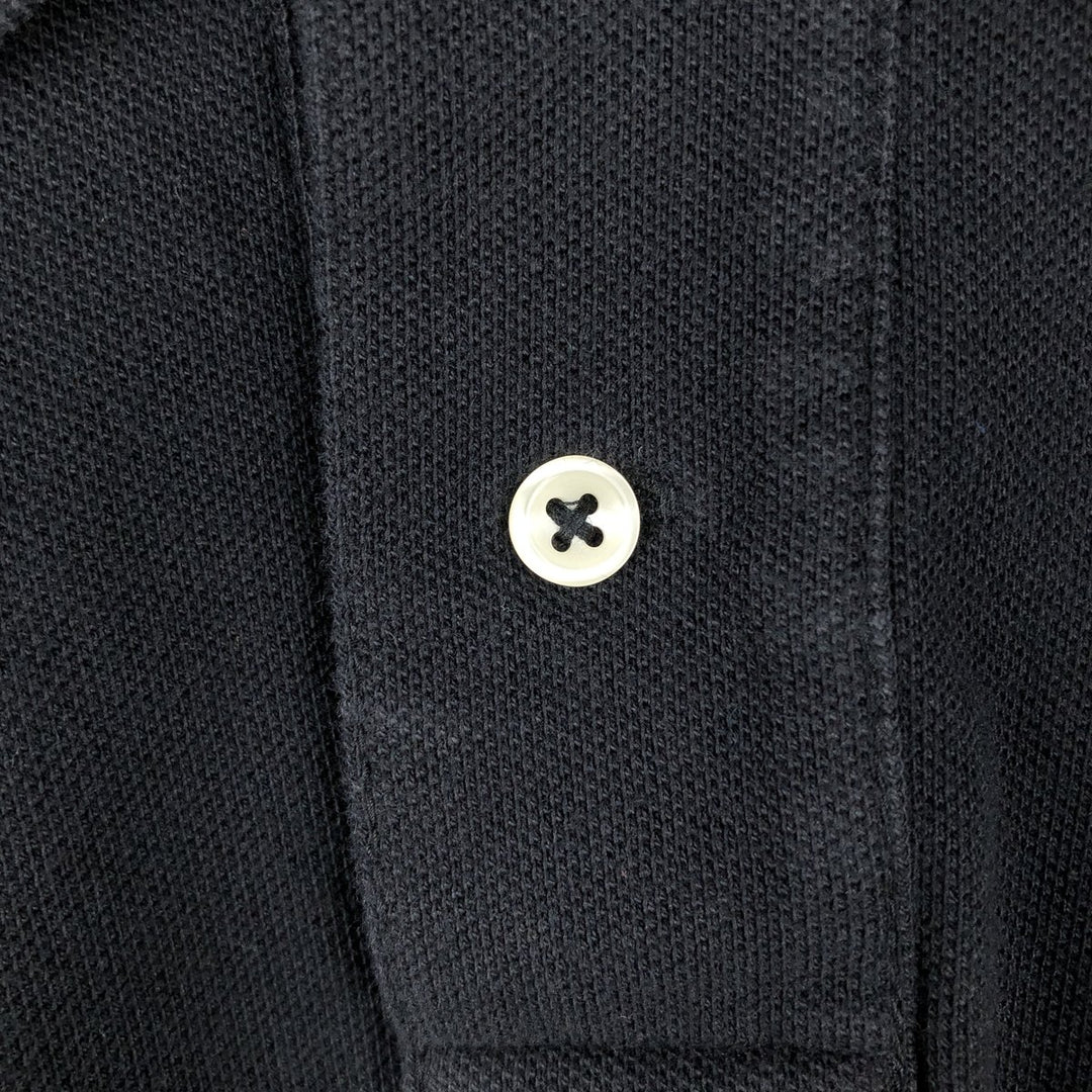 Ralph Lauren POLO RALPH LAUREN CUSTOM FIT Polo Bear Short-Sleeve Polo Shirt (Men's Size L equivalent) cotton black type Vintage Second Hand