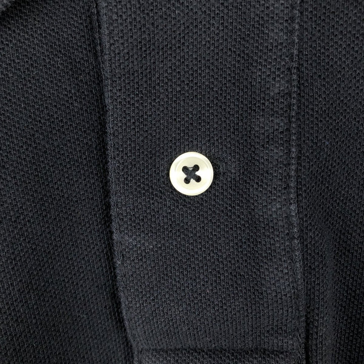Ralph Lauren POLO RALPH LAUREN CUSTOM FIT Polo Bear Short-Sleeve Polo Shirt (Men's Size L equivalent) cotton black type Vintage Second Hand