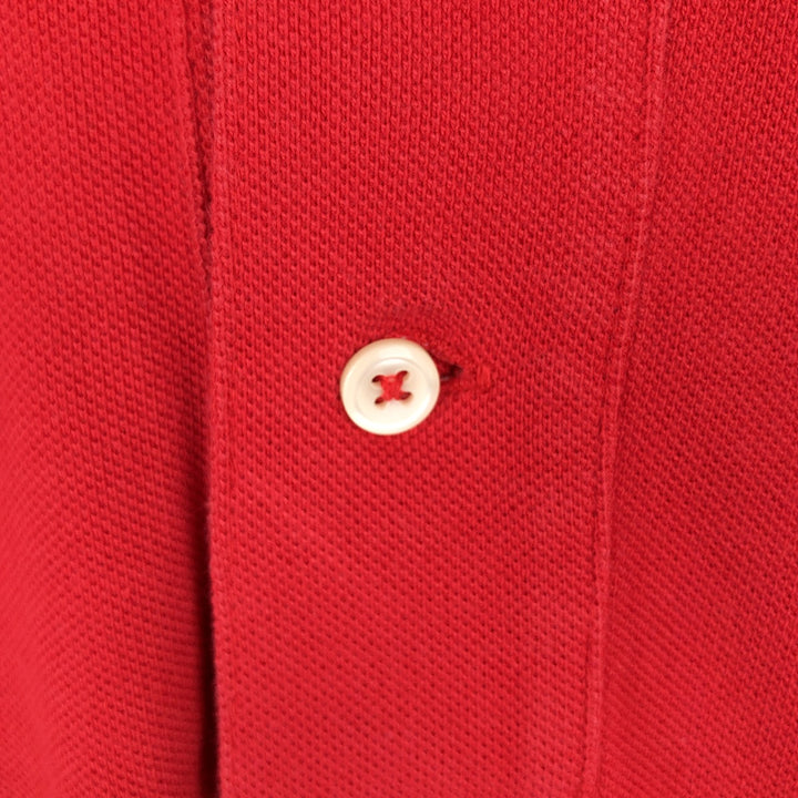 Ralph Lauren POLO by Ralph Lauren Polo Bear short-sleeved polo shirt, men's size L cotton red type Vintage Second Hand
