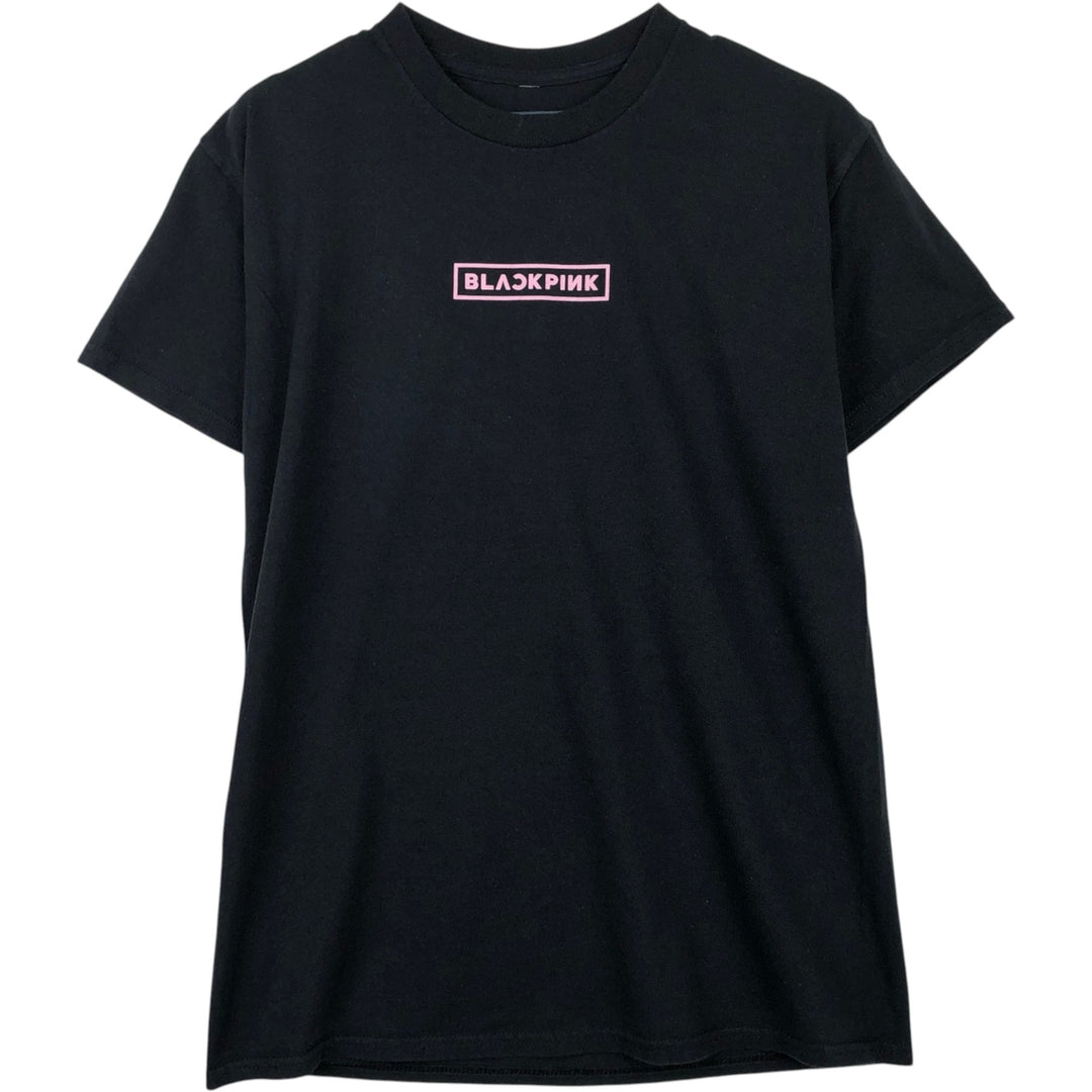 BLACKPINK Band T-shirt (Men's size M) cotton black type Vintage Second Hand