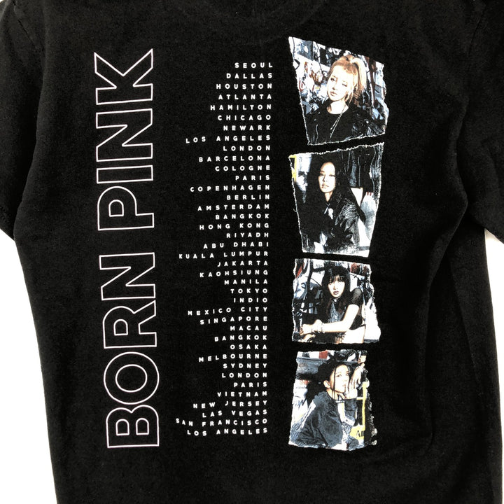 BLACKPINK Band T-shirt (Men's size M) cotton black type Vintage Second Hand