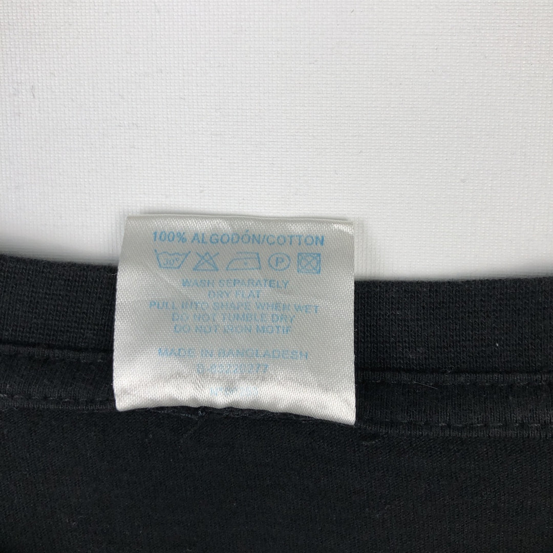 JHK U2 Band T-shirt (Men's size L) cotton black type Vintage Second Hand