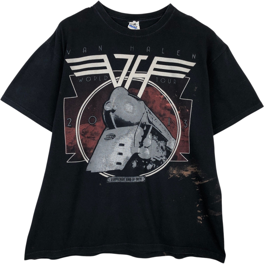 Anvil Van Halen Band T-shirt (Men's XL equivalent) cotton black type Vintage Second Hand