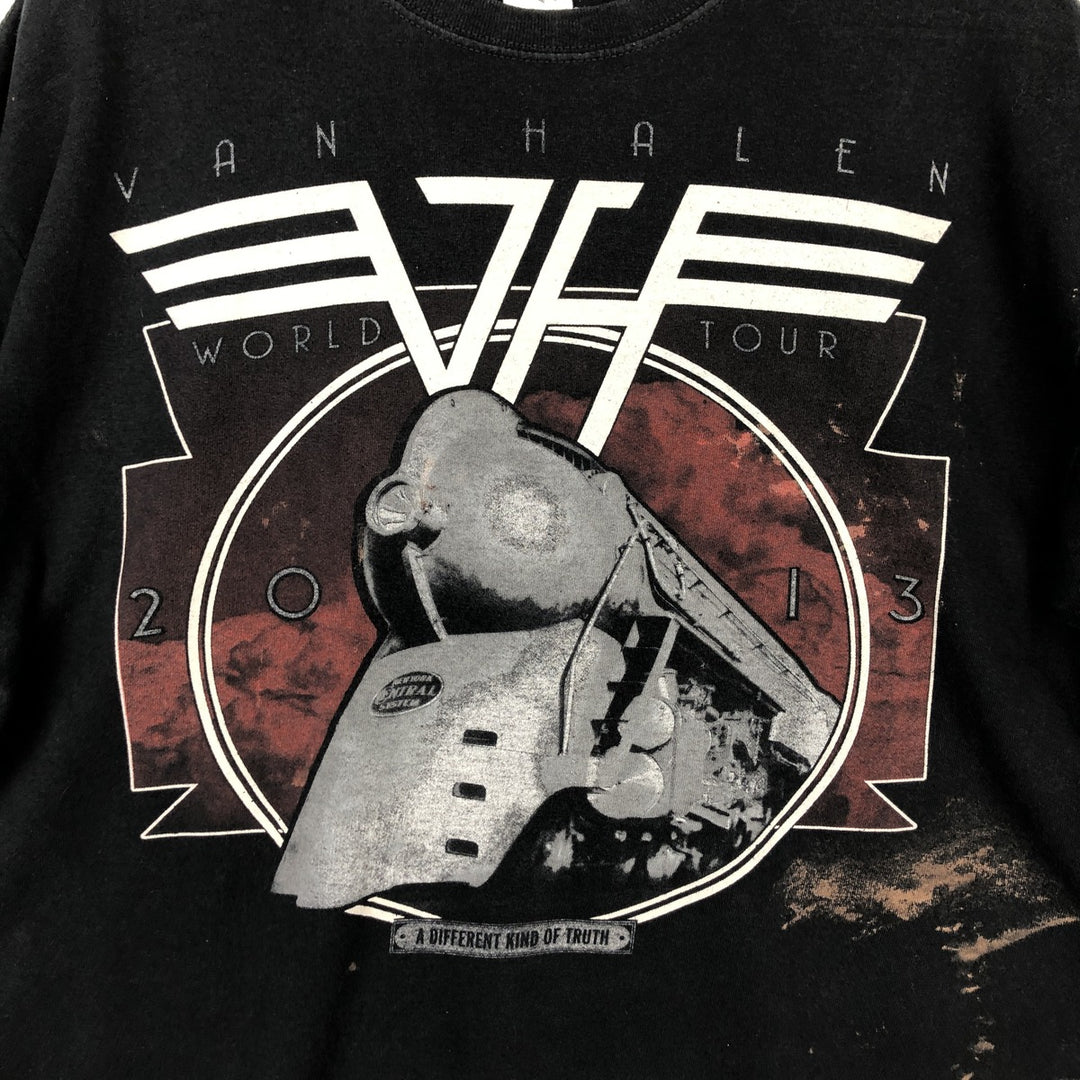 Anvil Van Halen Band T-shirt (Men's XL equivalent) cotton black type Vintage Second Hand