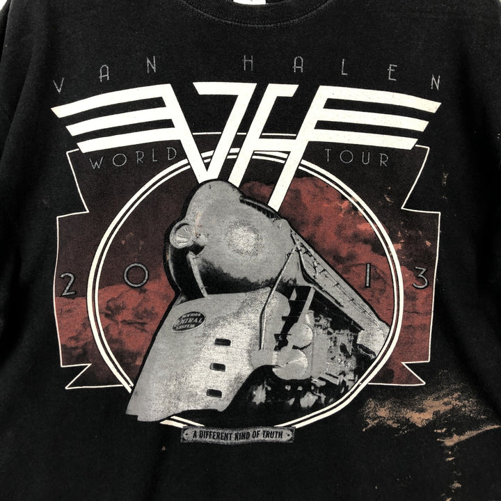 Anvil Van Halen Band T-shirt (Men's XL equivalent) cotton black type Vintage Second Hand