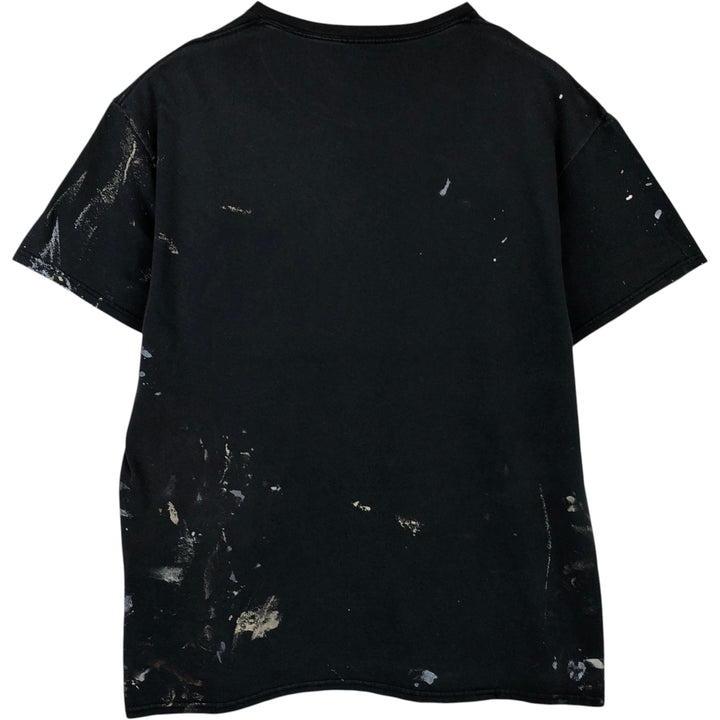 IRON MAIDEN Painted Band T-Shirt (Men's Size L) unclear black type Vintage Second Hand