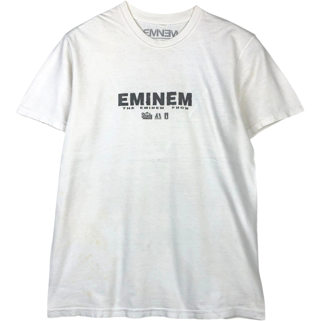 EMINEM Rap T-shirt, Men's M size cotton white type Vintage Second Hand