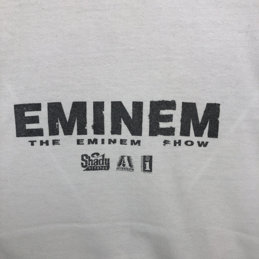 EMINEM Rap T-shirt, Men's M size cotton white type Vintage Second Hand