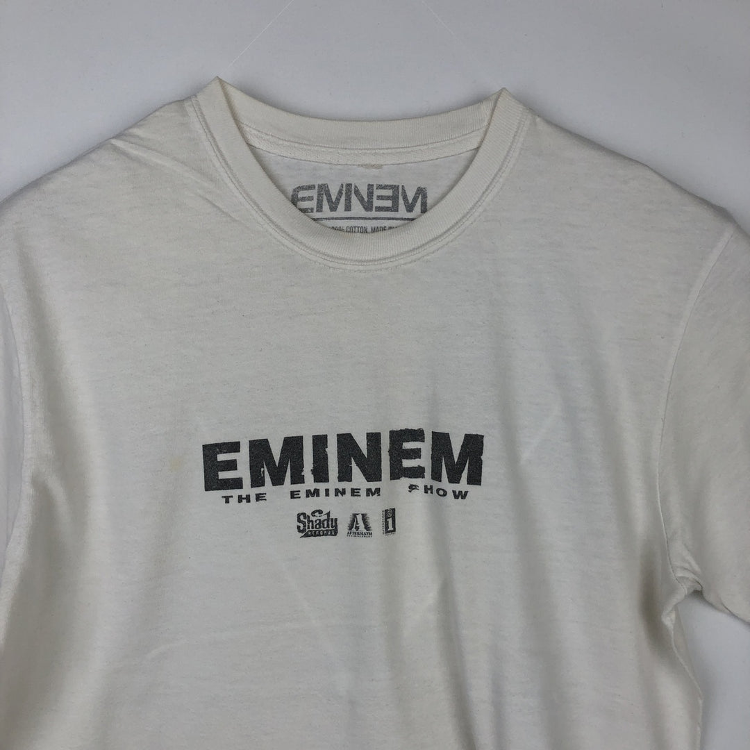 EMINEM Rap T-shirt, Men's M size cotton white type Vintage Second Hand
