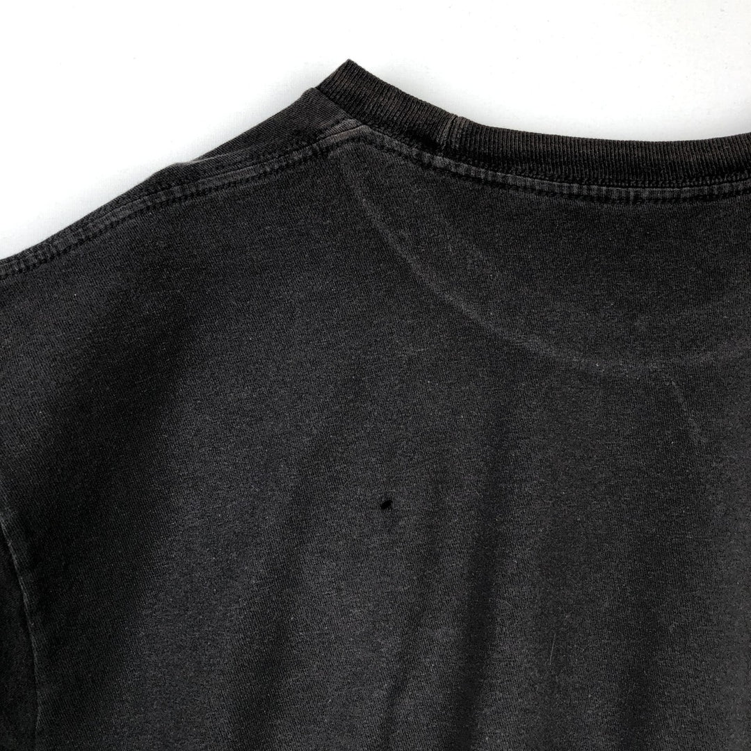 NIRVANA Nirvana Band T-shirt, Band T, Men's L size unclear black type Vintage Second Hand