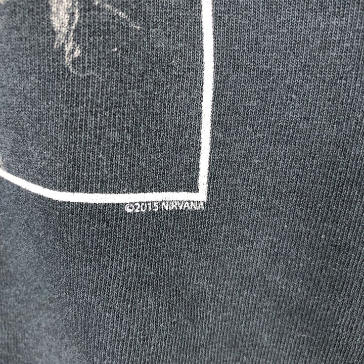 Gildan NIRVANA Band T-shirt, Men's Size S (approx.) cotton black type Vintage Second Hand