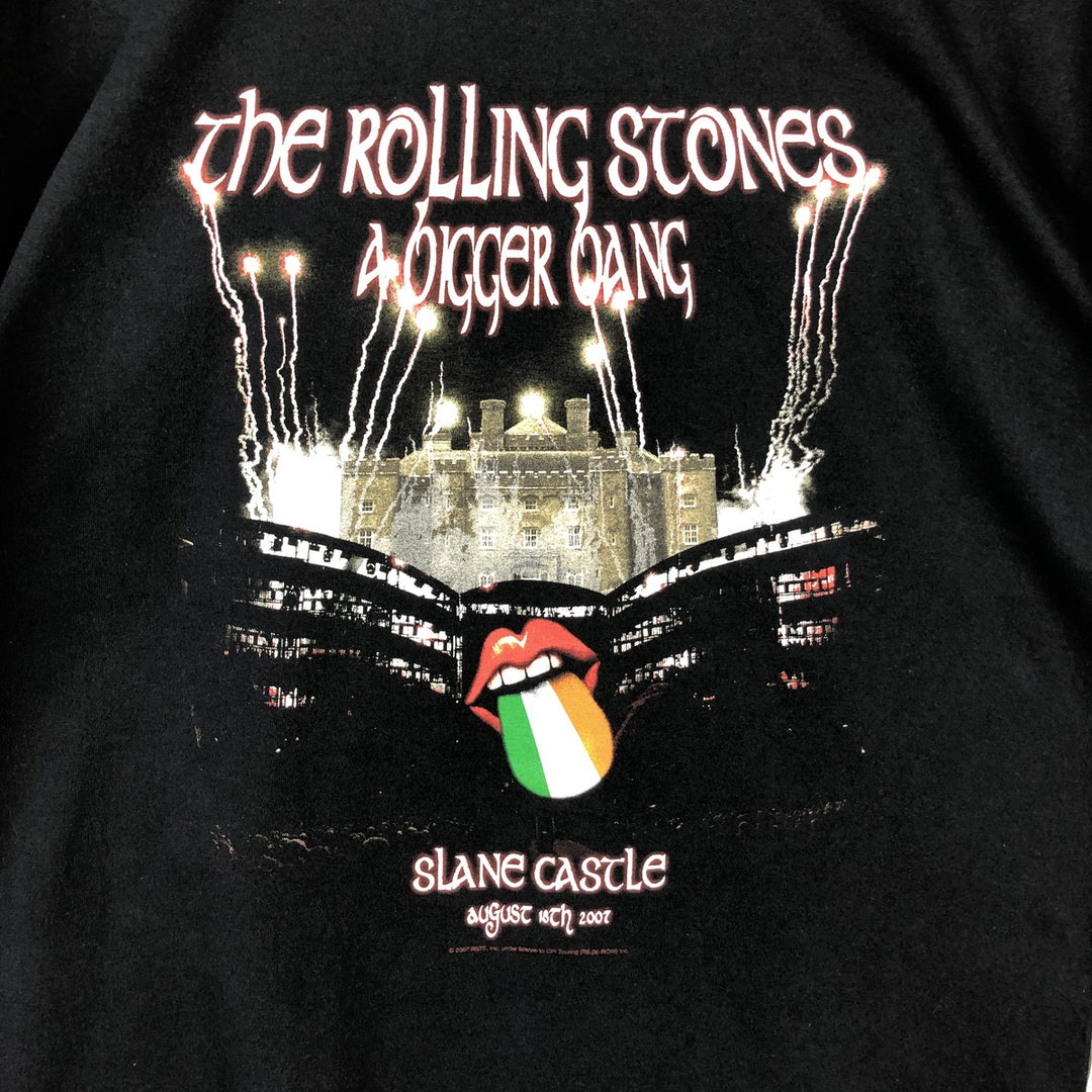 2000'S Fruit of the Loom The Rolling Stones Band T-shirt (Men's size L equivalent) cotton black type Vintage Second Hand