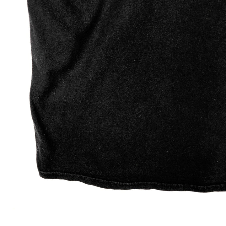 Liquid Blue GRATEFUL DEAD Skull Pattern Band T-shirt Band Tee Men's L size cotton black type Vintage Second Hand