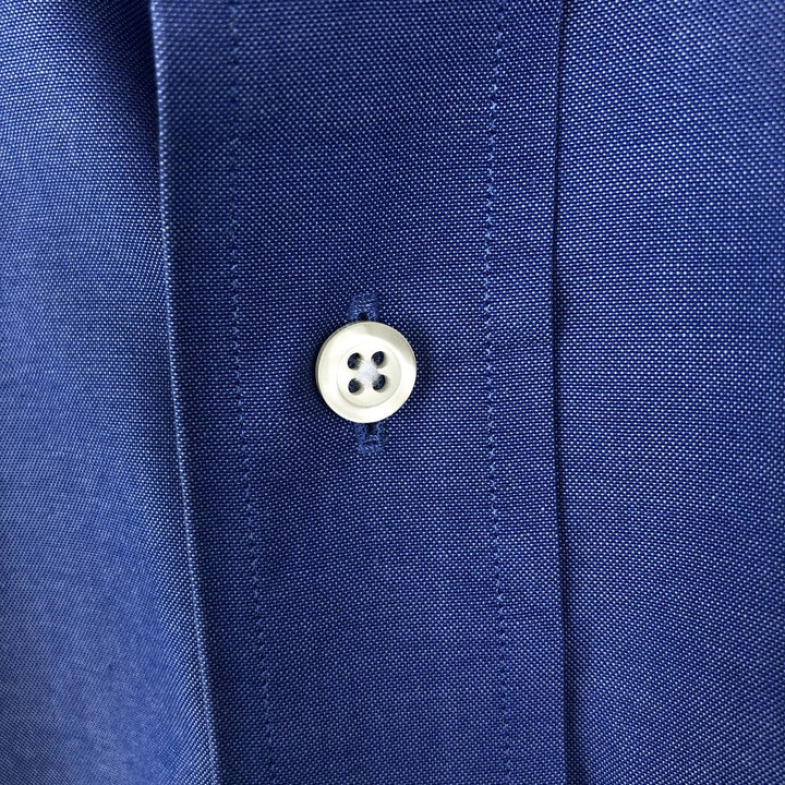 Brooks Brothers Est.1818 MADISON Long-Sleeve Cotton Shirt, Men's Size XL (approx.) Supima Cotton blue type Vintage Second Hand