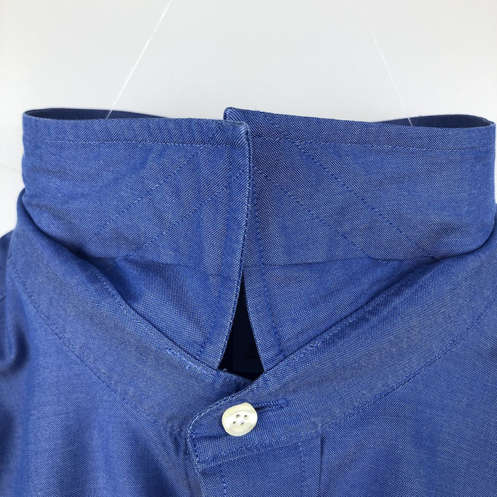 Brooks Brothers Est.1818 MADISON Long-Sleeve Cotton Shirt, Men's Size XL (approx.) Supima Cotton blue type Vintage Second Hand