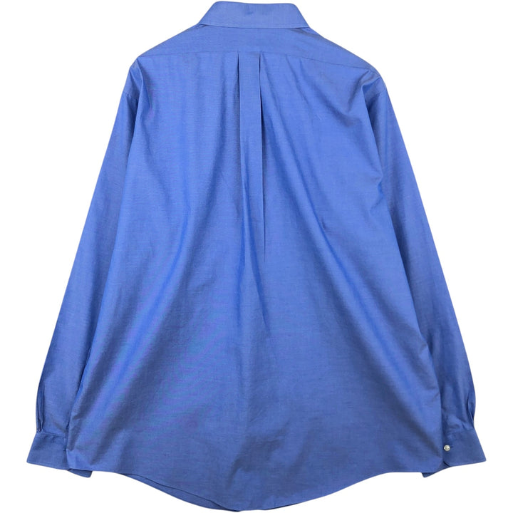 Brooks Brothers Est.1818 Long Sleeve Cotton Shirt, Men's XL cotton blue type Vintage Second Hand