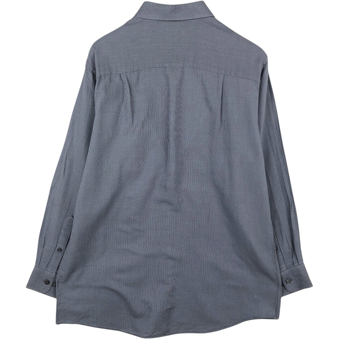 Calvin Klein long-sleeved cotton shirt, men's size L cotton gray type Vintage Second Hand