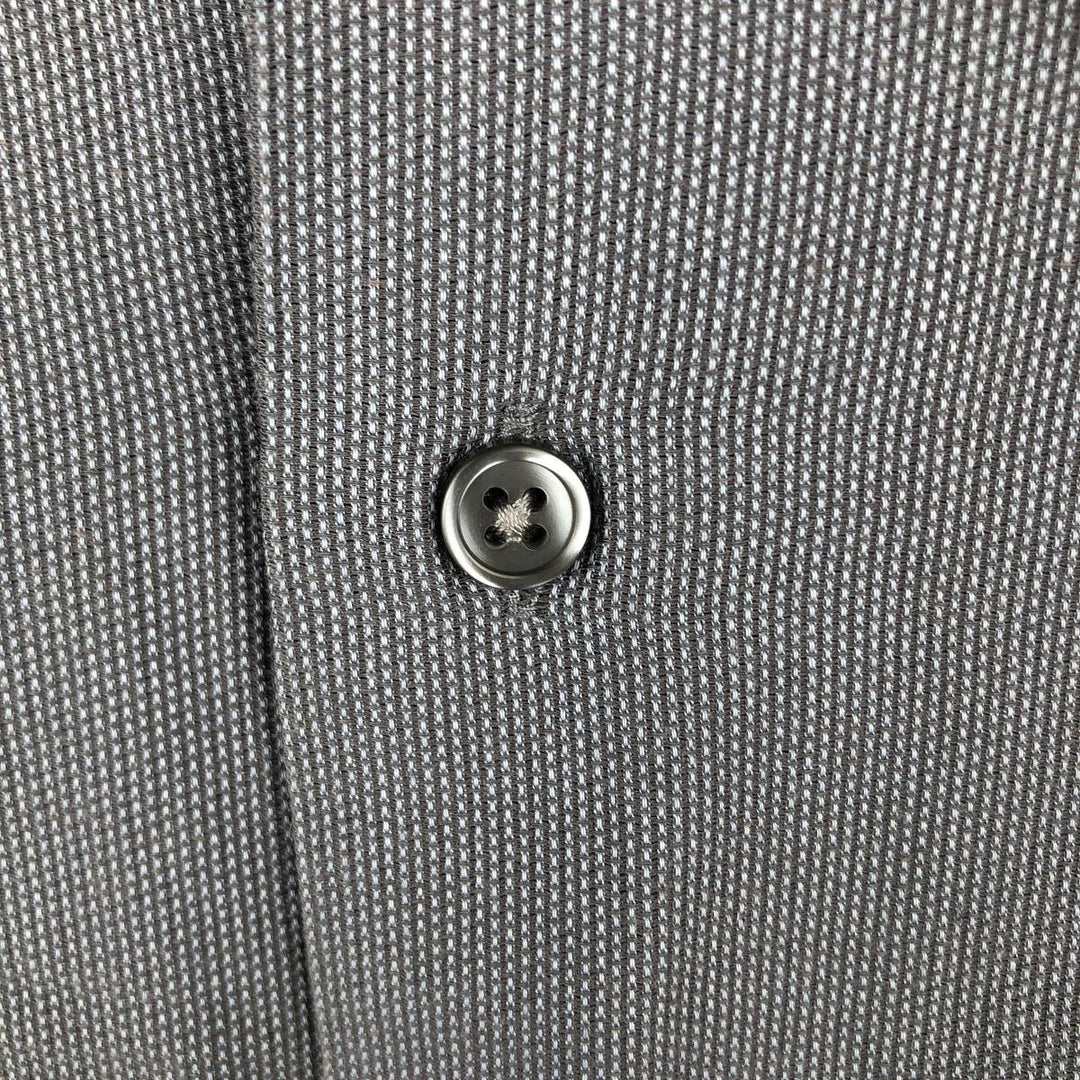 Calvin Klein long-sleeved cotton shirt, men's size L cotton gray type Vintage Second Hand