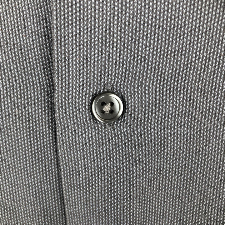 Calvin Klein long-sleeved cotton shirt, men's size L cotton gray type Vintage Second Hand