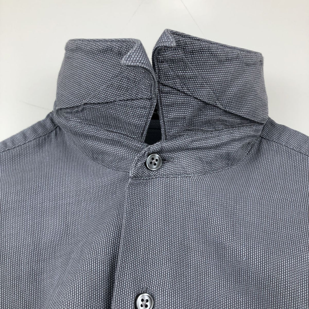 Calvin Klein long-sleeved cotton shirt, men's size L cotton gray type Vintage Second Hand