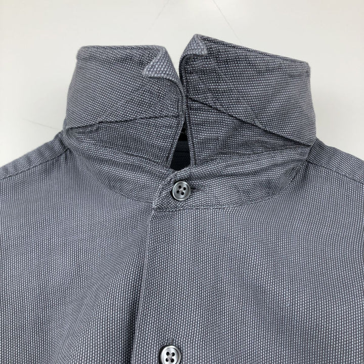 Calvin Klein long-sleeved cotton shirt, men's size L cotton gray type Vintage Second Hand