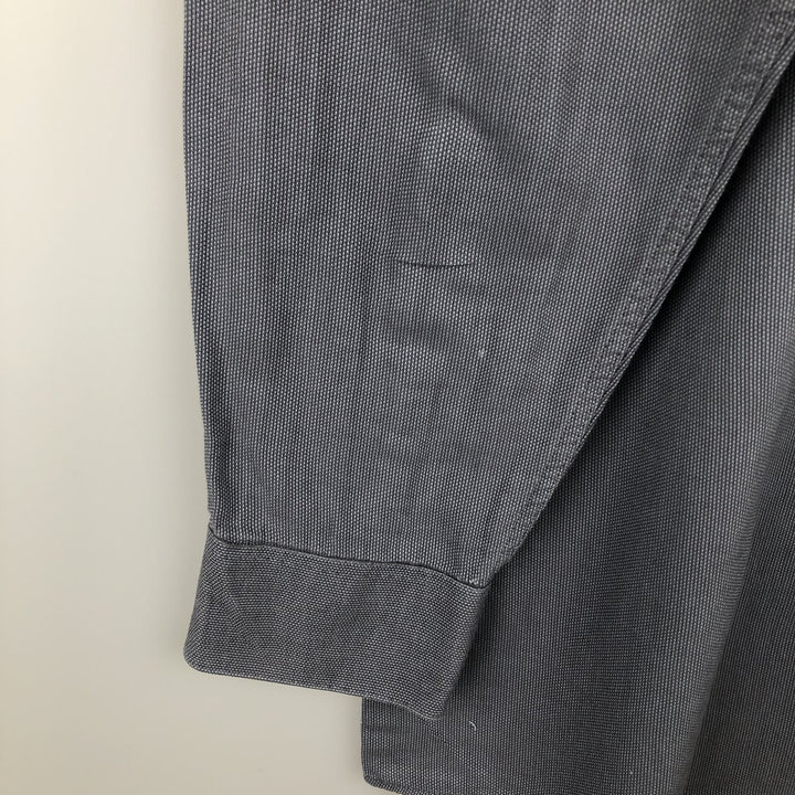 Calvin Klein long-sleeved cotton shirt, men's size L cotton gray type Vintage Second Hand