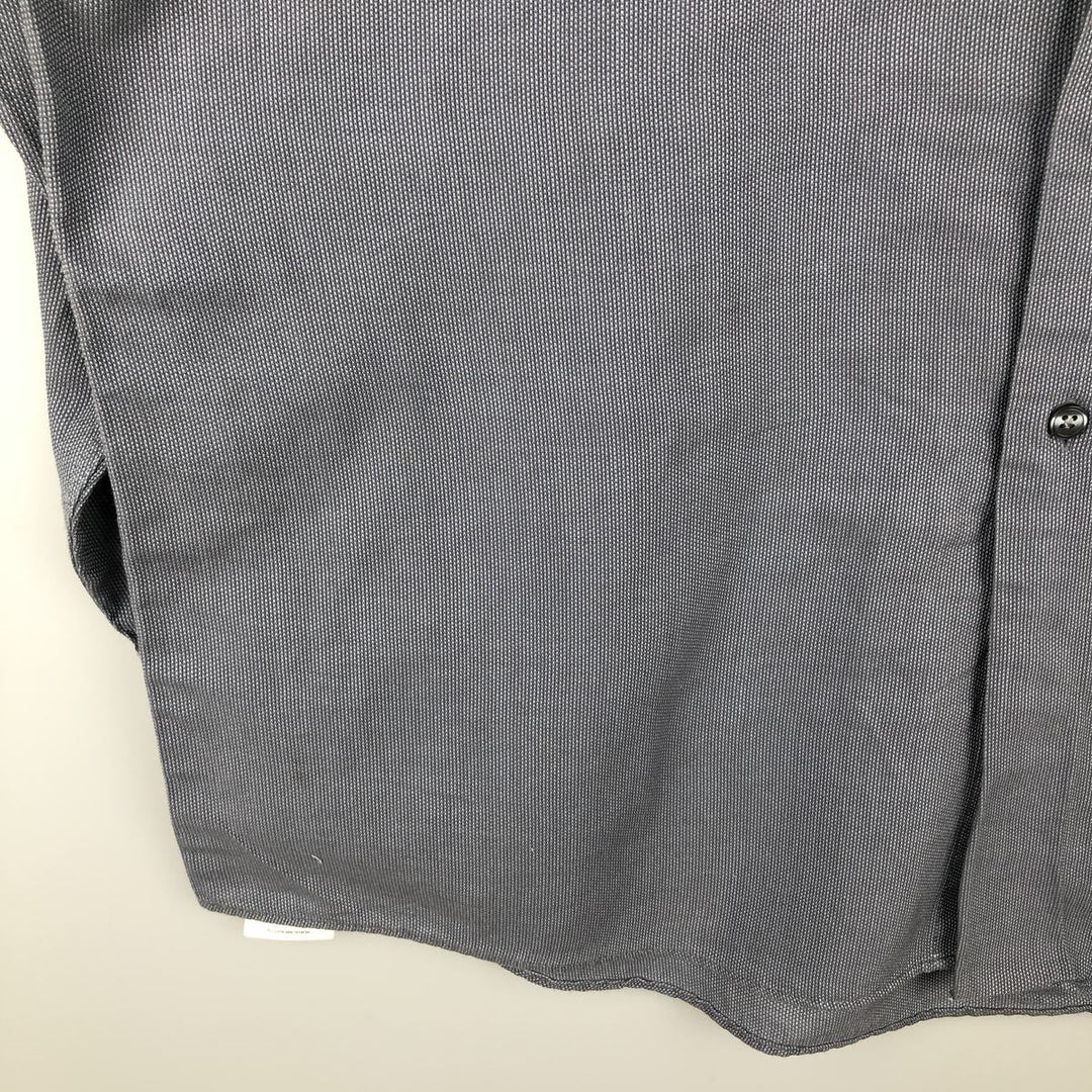Calvin Klein long-sleeved cotton shirt, men's size L cotton gray type Vintage Second Hand