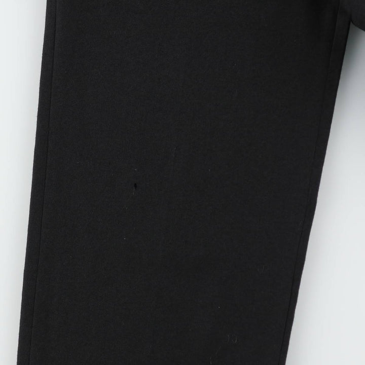 ~90'S SAVILE ROW Two-Pleat Wool Trousers, Men's W30 (approx.) Vintage wool black type Vintage Second Hand