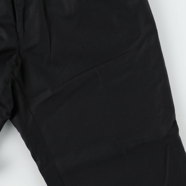 90'S Vintage Two-pleat Men's Slacks, Size W34 unclear black type Vintage Second Hand