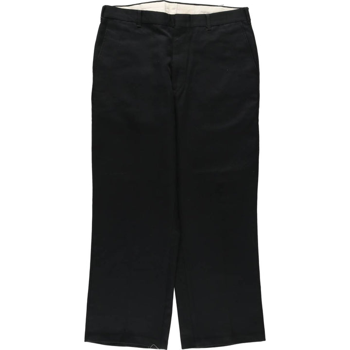 Men's slacks, made in USA, equivalent to size W35, vintage. polyester black type Vintage Second Hand