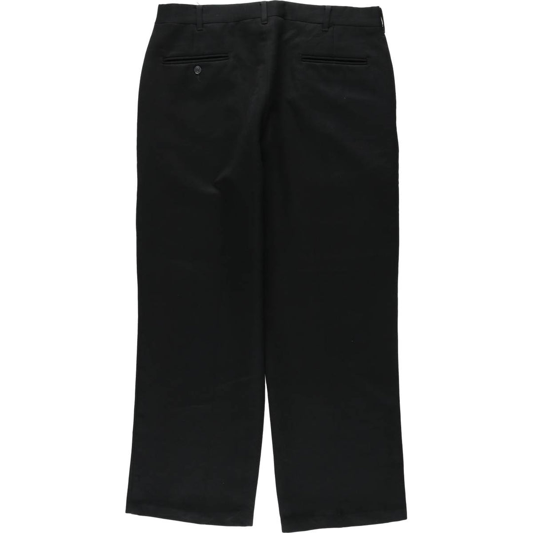 Men's slacks, made in USA, equivalent to size W35, vintage. polyester black type Vintage Second Hand