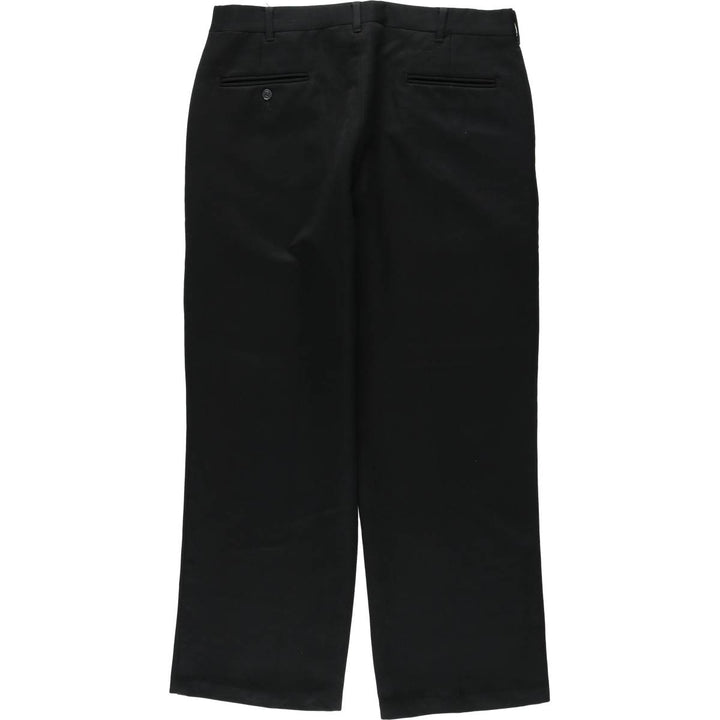 Men's slacks, made in USA, equivalent to size W35, vintage. polyester black type Vintage Second Hand