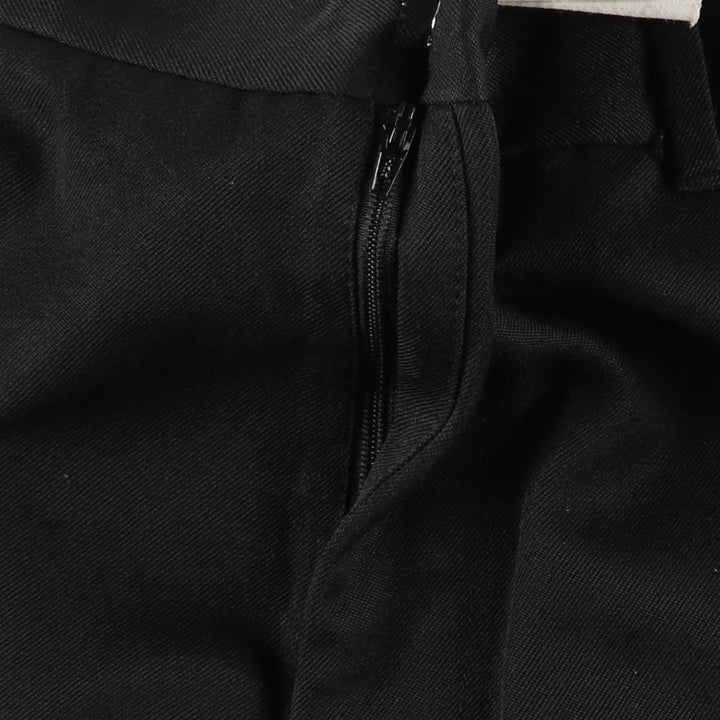 Men's slacks, made in USA, equivalent to size W35, vintage. polyester black type Vintage Second Hand