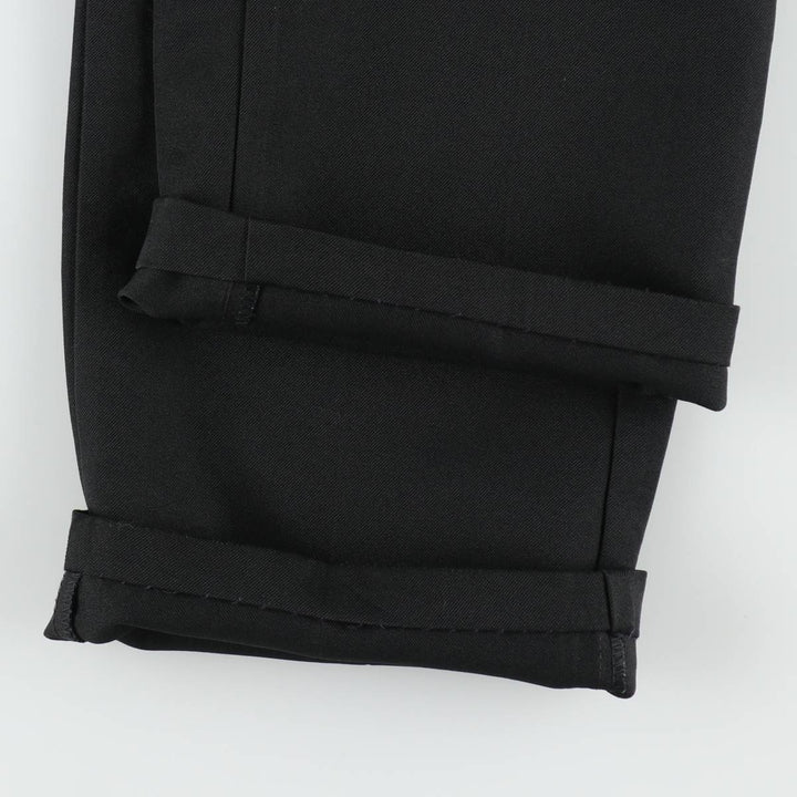 Men's slacks, made in USA, equivalent to size W35, vintage. polyester black type Vintage Second Hand