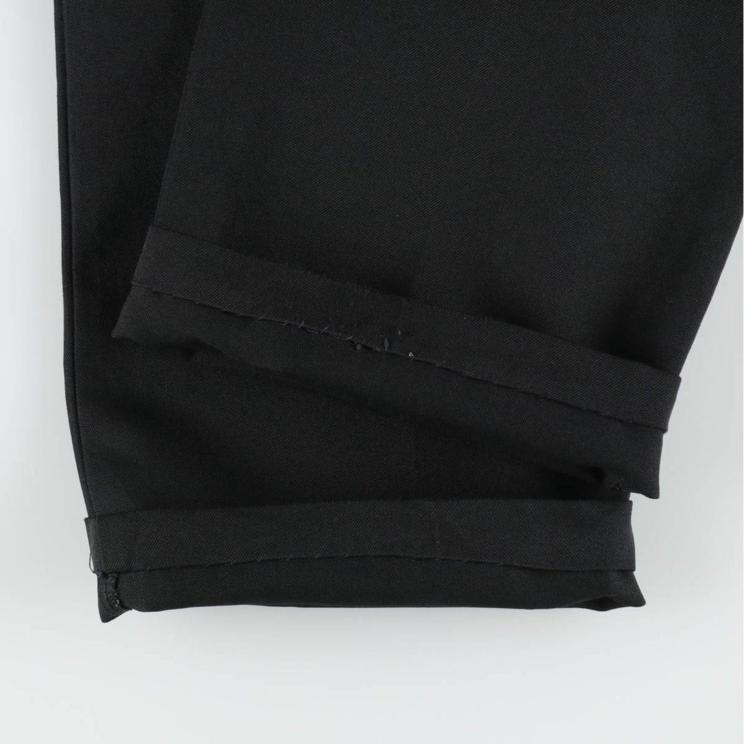 Men's slacks, made in USA, equivalent to size W35, vintage. polyester black type Vintage Second Hand