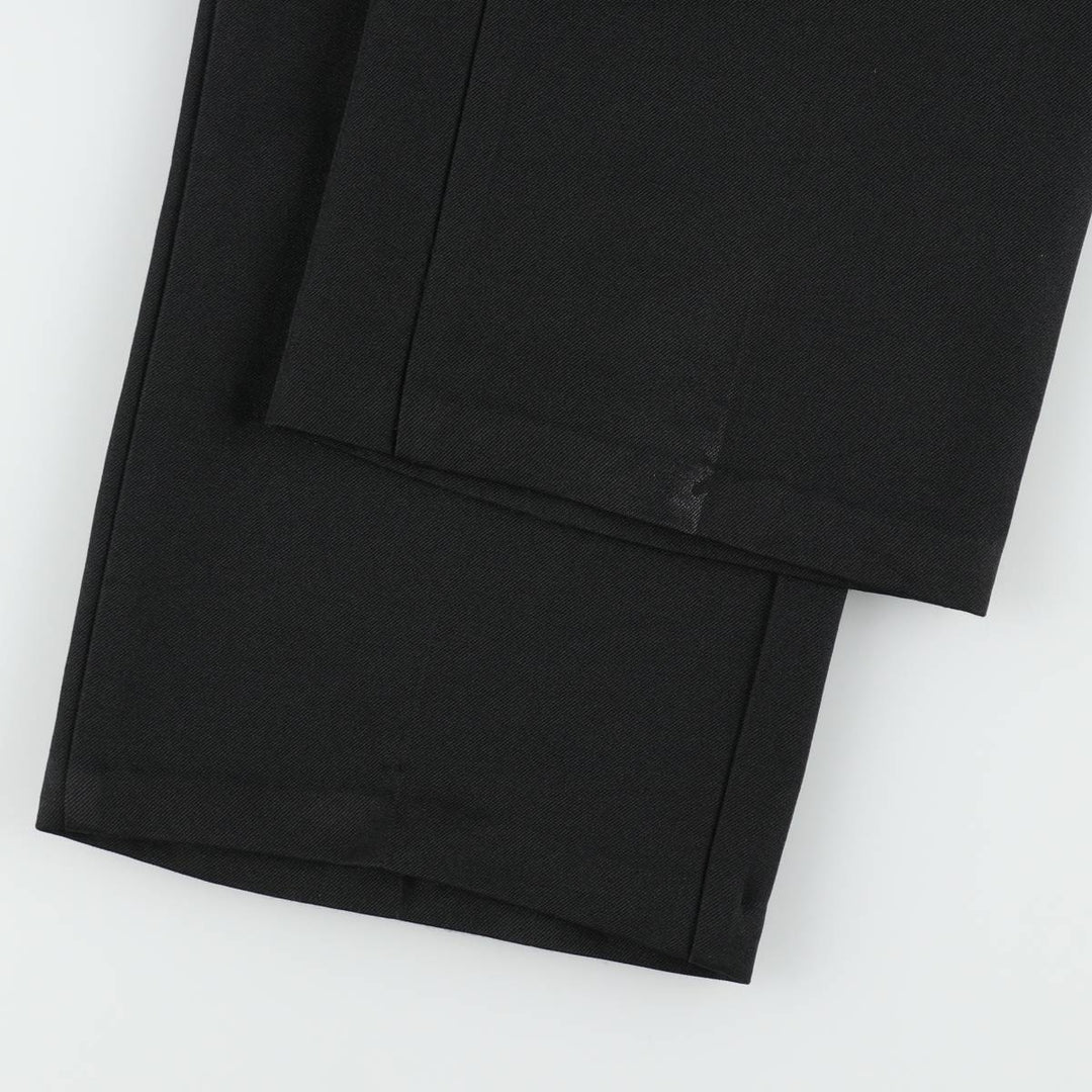 Men's slacks, made in USA, equivalent to size W35, vintage. polyester black type Vintage Second Hand