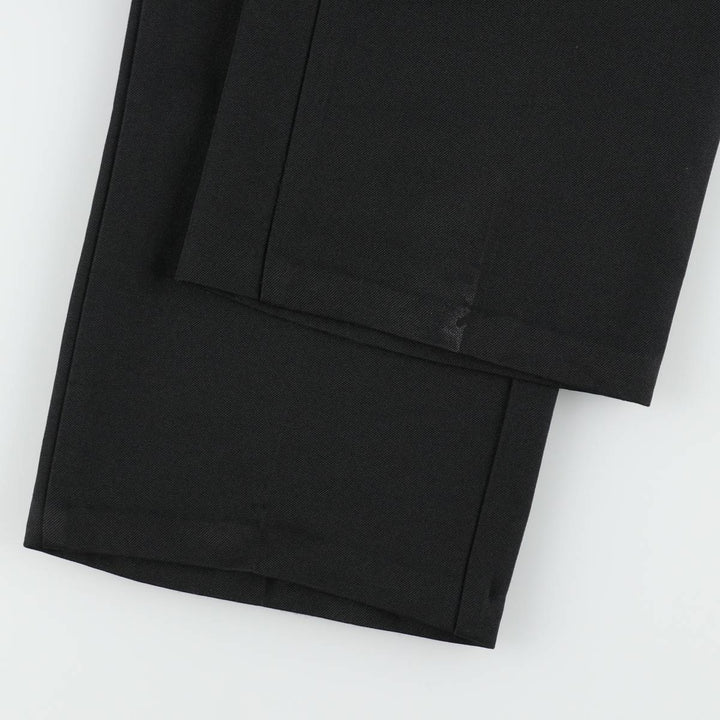 Men's slacks, made in USA, equivalent to size W35, vintage. polyester black type Vintage Second Hand
