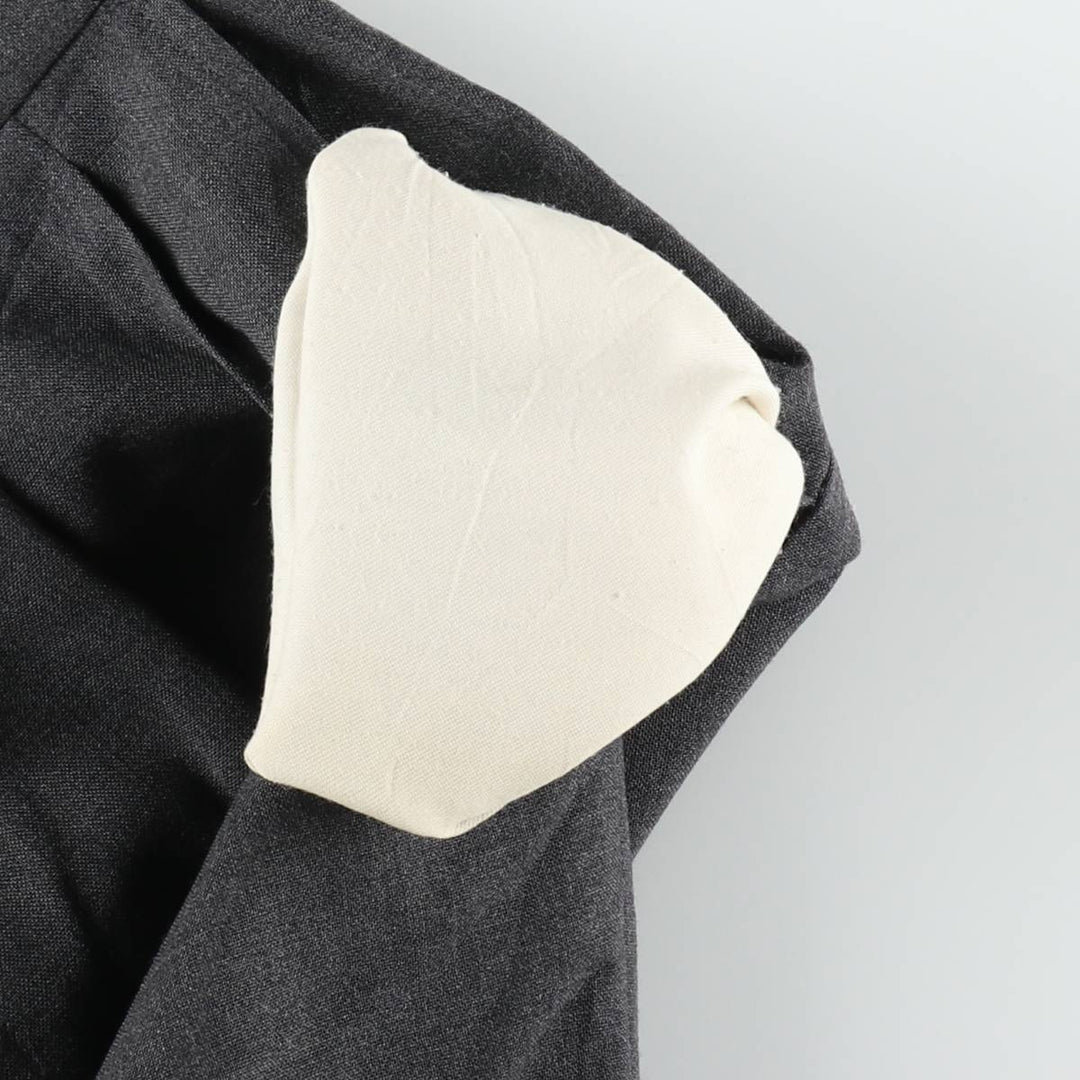 ~1990'S EVAN-PICONE Two-Pleat Wool Trousers, Made in USA, Men's W33 (approx.), Vintage wool Charcoal Vintage Second Hand