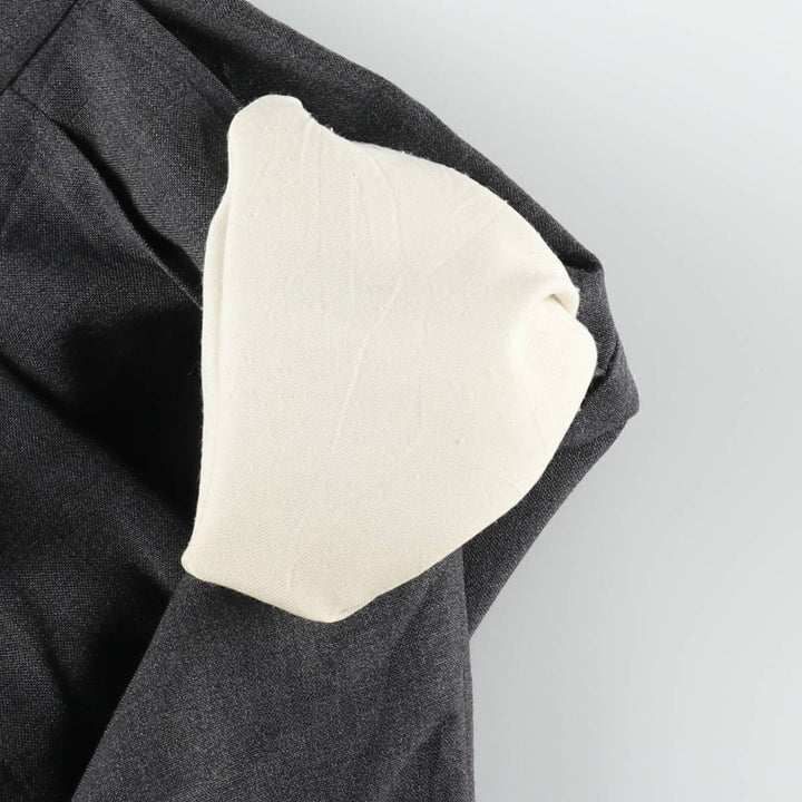 ~1990'S EVAN-PICONE Two-Pleat Wool Trousers, Made in USA, Men's W33 (approx.), Vintage wool Charcoal Vintage Second Hand