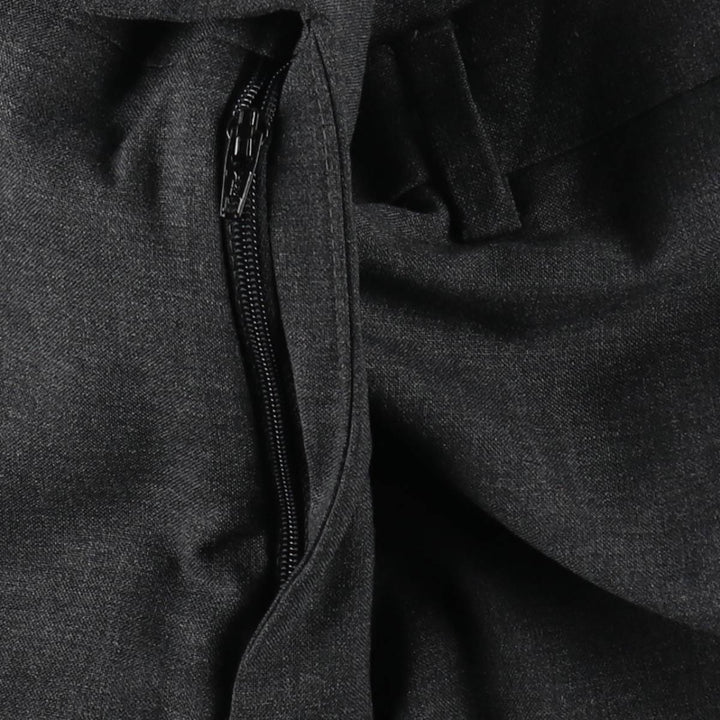 Ralph Lauren LAUREN Polyester x Wool Pants, Men's Size W35 (approx.) wool Charcoal Vintage Second Hand